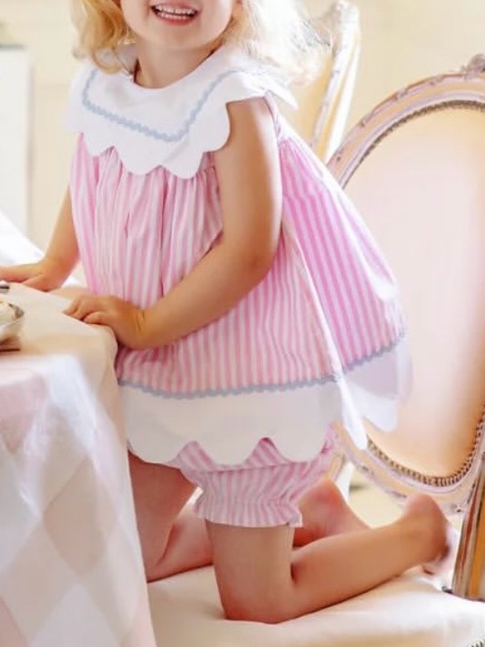 Sydney Scallop Set by The Beaufort Bonnet Company- 12/18months